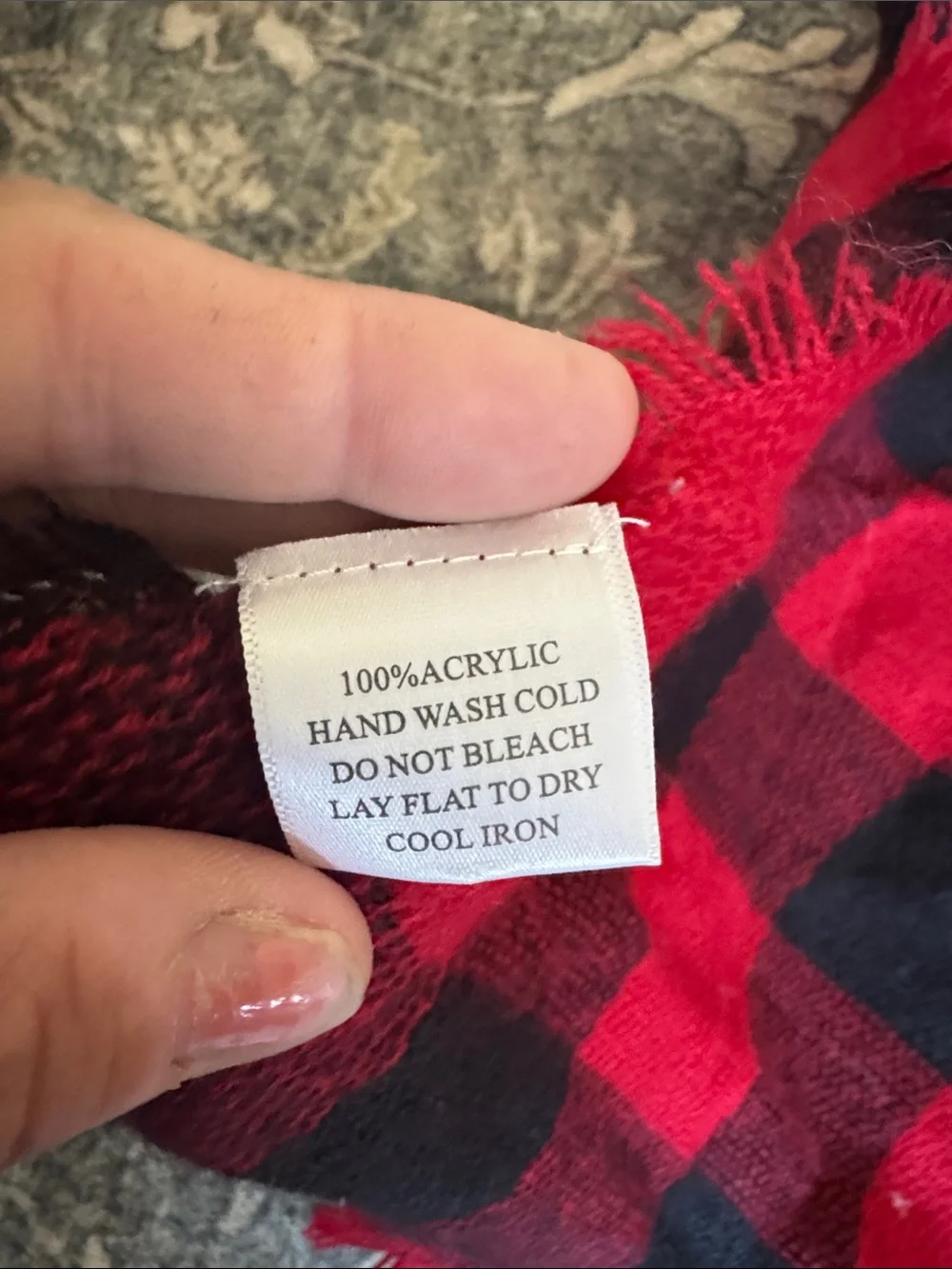 Buffalo Check Throw Blanket - Red and Black